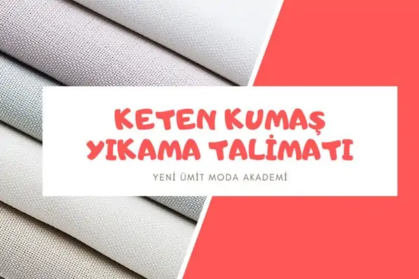 Keten Kumaş Yıkama Talimatı